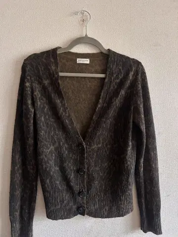DRIES VAN NOTEN 다크 브라운 가디건