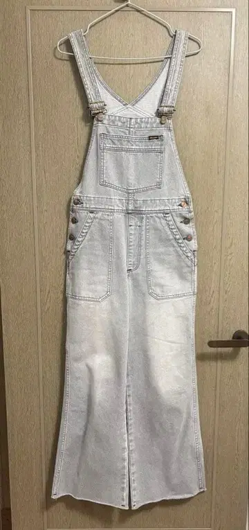 Wrangler 여성용 오버롤 데님 점프수트
