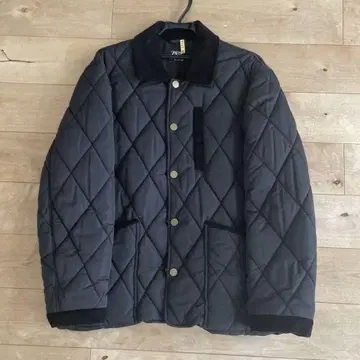 ZARA 퀼팅 자켓 블랙