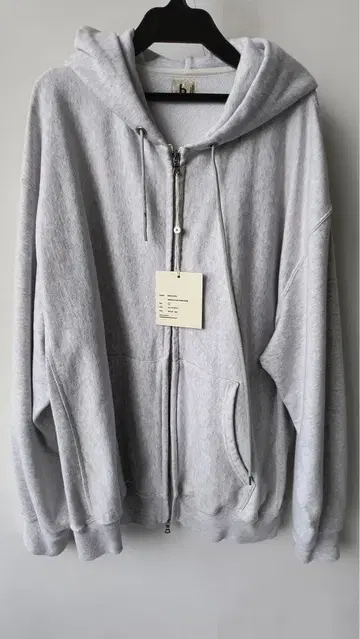 블럼스 후드 맨투맨 라이트 그레이 새상품 3