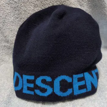 DESCENT 니트 모자 리버서블