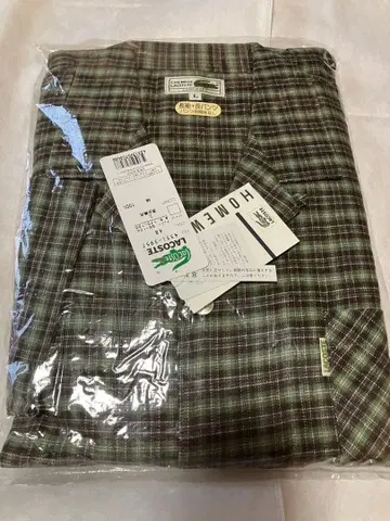 LACOSTE 체크 무늬 파자마 L 사이즈
