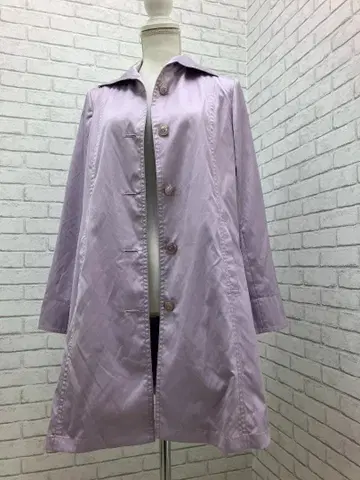 ( K09627 ) 레리안 트렌치코트 퍼플 라벤더 리본 9