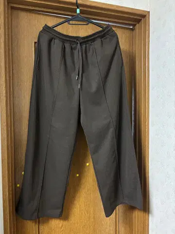 브라운 와이드 팬츠