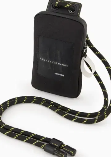 Armani Exchange 스마트폰 숄더백 블랙