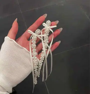 진주 귀걸이 Shimone Rocha 스타일