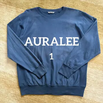 [ 새상품급 ] AURALEE 맨투맨 네이비 1