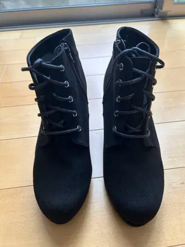 ESPERANZA 일본제 블랙 레이스업 부츠