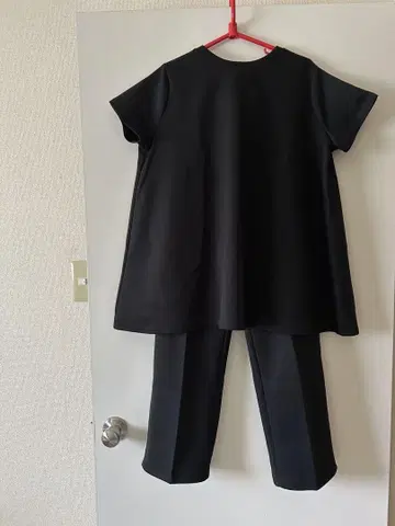 미사용 새상품 블랙 팬츠 셋업