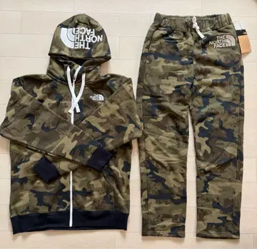THE NORTH FACE 카모플라쥬 후드티&팬츠 세트