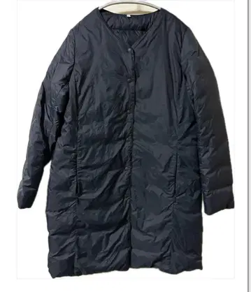 무인양품 포켓터블 다운 하프 롱 S 사이즈 네이비