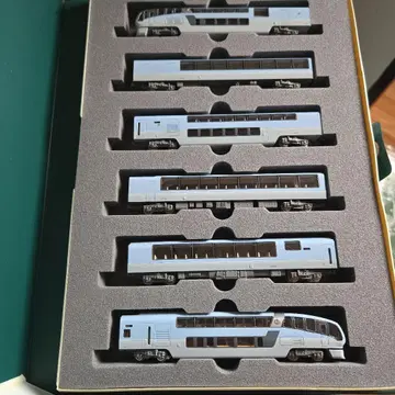 N 게이지 철도 모형 세트 6량 파랑/그레이