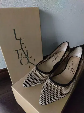 LE TALON 루탈론 플랫 슈즈 신발 21cm 베이지