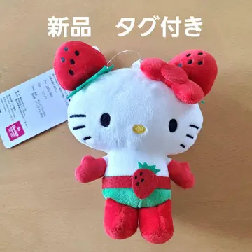 이치고맨 키티 봉제 인형 마스코트 참 아베일