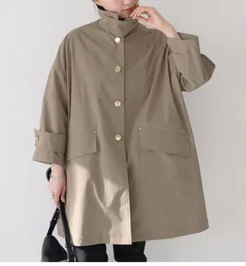IENA 매킨토시 별주 HUMBIE 스탠 칼라 숏코트