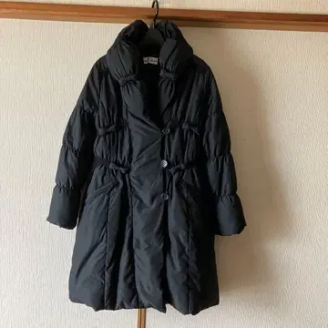 비스콘티 다운 코트 블랙