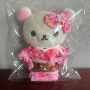 산엑스 리락쿠마 기모노 봉제 인형 코리락쿠마