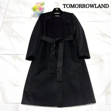 투모로우랜드 캐시미어 100% 노카라 코트