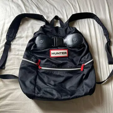 HUNTER 블랙 백팩