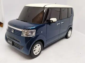 혼다 N-BOX+ 미니카 파랑/화이트 컬러 샘플 1/24