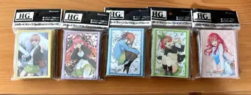 5등분의 신부 슬리브 세트 미개봉 이치카 니노 미쿠 요츠바 이츠키