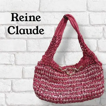 Reine Claude 뜨개질 토트백 핑크 새상품급 여성용
