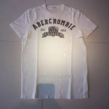 Abercrombie & Fitch 화이트 T셔츠 M