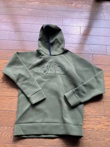 THE NORTH FACE 후드 부착 후드티 올리브 그린