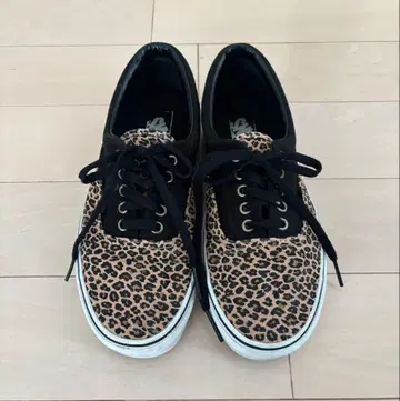 VANS 에라 레오파드 헤링본