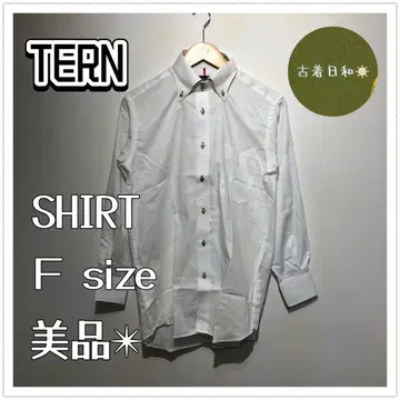 [ 새상품급 ] vintage TERN 버튼 다운 셔츠 화이트 스티치