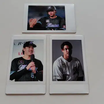 지바 롯데 마린스 오가와 류세이 57 폴라로이드 3장 세트