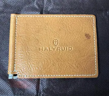 머니클립 천연 가죽 도치기 가죽 베지터블 가죽 HALYRUID