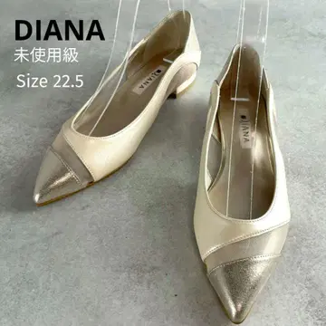 극미품 다이애나 DIANA 로우힐 플랫 펌프스 스틸레토