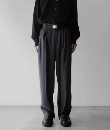 stein [ 완판템 ] CUPRO WIDE EASY TROUSERS