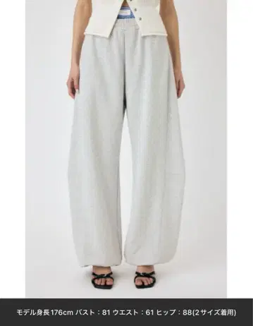MOUSSY CURVE LINE 스웨트 팬츠