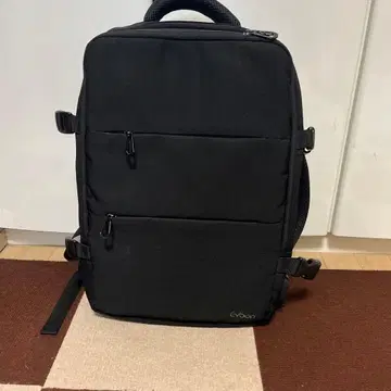 Evoon 블랙 백팩 백팩