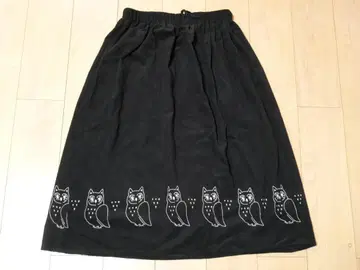 [ 미사용 새상품 ] 1점 여성용 인도산 코듀로이 롱 스커트