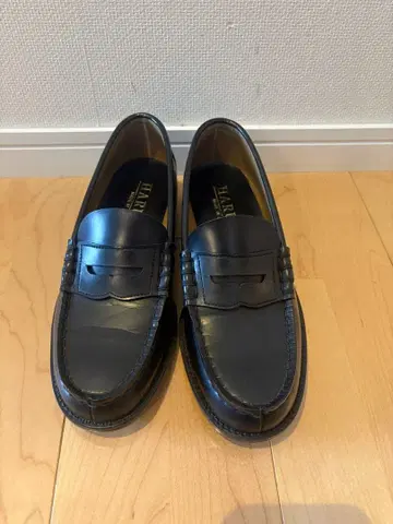 하루타 블랙 로퍼 25EEE