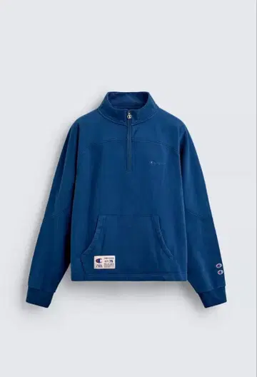 새상품 M CHAMPION X ZARA 지퍼 넥 스웨트 셔츠