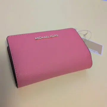 MICHAEL KORS 핑크 접이식 지갑