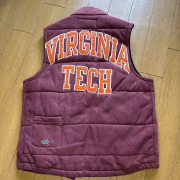 Virginia Tech 다운 베스트 G 자수