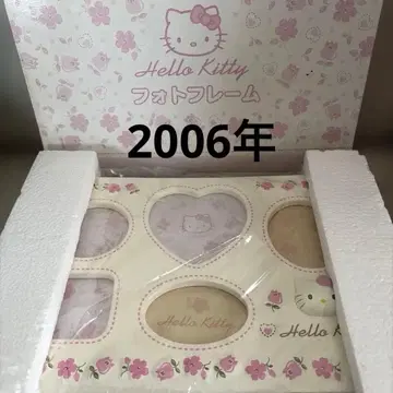 미사용 새상품 2006년 산리오 헬로키티 사진 액자 꽃