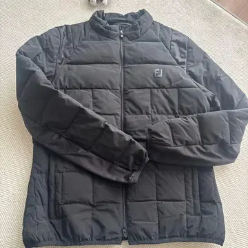 FJ 블랙 퀼팅 자켓