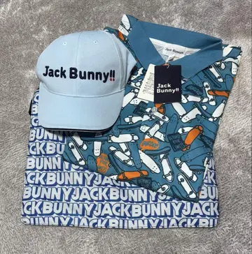 Jack Bunny!! 골프 셔츠와 캡 세트