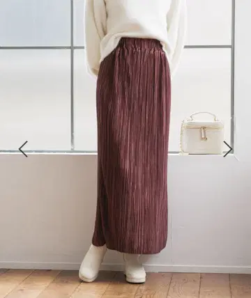 mysty woman 플리츠 이지 내로우 스커트 택 포함