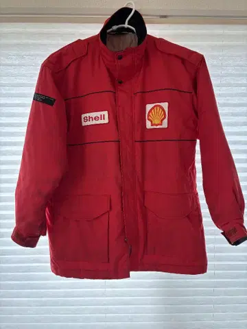쇼와쉘 석유 THE SERVICE WEAR 스태프 자켓 레드 계열