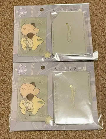 지라치 별 이어 카드 거울 포켓몬 지라치 피츄 메테노 거울