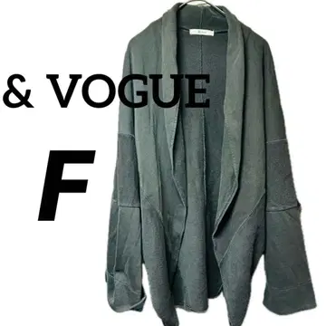 VOGUE 여성용 가디건 그레이 계열 프리 사이즈