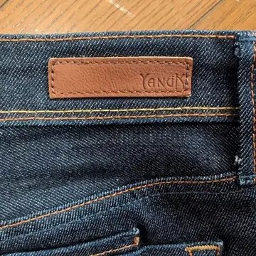 야눅 조이스 다크 블루 데님 스트레이트 팬츠 size 22