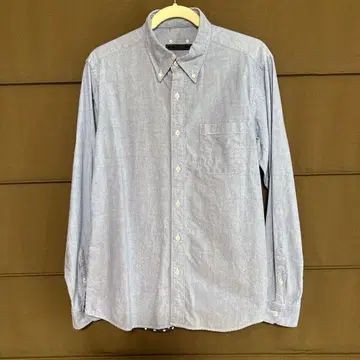 소프넷 버튼다운 셔츠 L 사이즈 라이트 블루